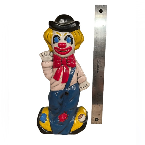 Happy Sad Clown Figurine - Picture 8 of 8